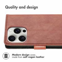 imoshion Luxury Bookcase Apple iPhone 16 Pro Max - Brown