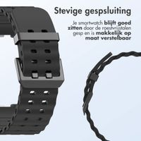 imoshion Ocean Siliconenband Samsung Galaxy Watch 8 (40/44mm) / Classic (46mm) - Zwart