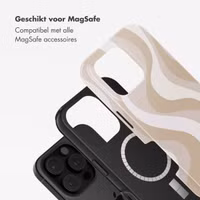 Selencia Vivid Tough Backcover met MagSafe Apple iPhone 16 Pro Max - Desert Waves Beige