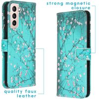 imoshion Design Softcase Bookcase Samsung Galaxy S21 Plus - Blossom