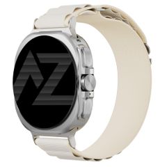 Accezz Nylon Alpine bandje Samsung Galaxy Watch Ultra 2 (2026) / Ultra (2024/2025) - Sterrenlicht