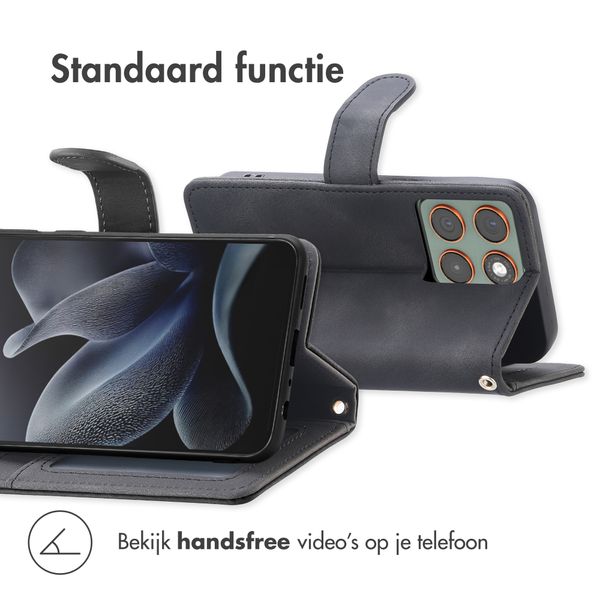 imoshion Bookcase met koord Motorola Edge 70 - Zwart