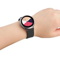 imoshion Siliconen bandje Samsung Galaxy Watch 4 / 5 / 6 / 7 / FE (20 mm) - Zwart