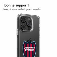 Clear Backcover Apple iPhone 16 Pro - Zwaluwen Utrecht '11