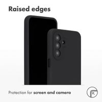 Accezz Liquid Silicone Back Cover Samsung Galaxy A27 (5G) - Black