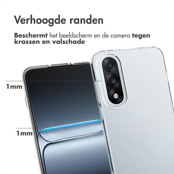 Accezz Clear Backcover OnePlus Nord 5 - Transparant