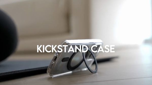 CARE by PanzerGlass Kickstand Case MagSafe iPhone 16 Plus - Zwart