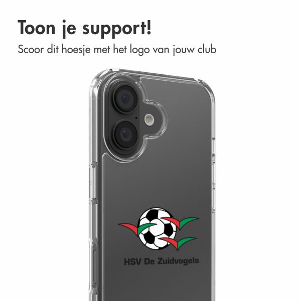 Clear Backcover Apple iPhone 16 - HSV De Zuidvogels