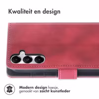 imoshion Bookcase met koord Samsung Galaxy A15 (5G/4G) - Rood