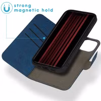 imoshion Uitneembare 2-in-1 Luxe Bookcase Apple iPhone 15 - Blauw