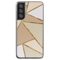 imoshion  Design hoesje Samsung Galaxy S21 FE - Graphic Beige