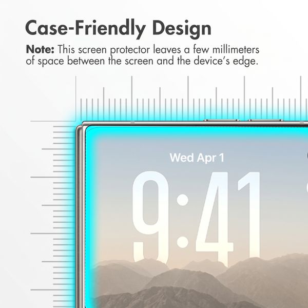 Accezz Tempered Glass Screen Protector 2-pack Apple iPhone Duo