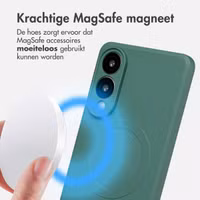 imoshion Color Backcover met MagSafe Samsung Galaxy S25 Edge - Donkergroen