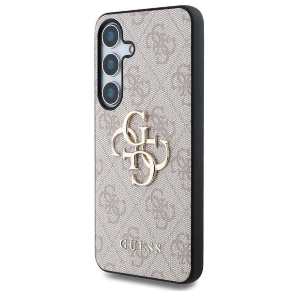 Guess 4G Metal Logo Backcover Samsung Galaxy S25 Plus - Roze