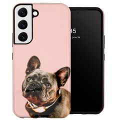 Ontwerp je eigen tough case Samsung Galaxy S22 - Wit