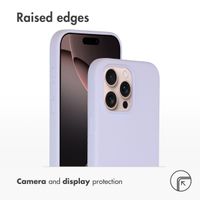 Accezz Liquid Silicone Back Cover with MagSafe Apple iPhone 16 Pro Max - Purple