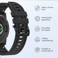 imoshion QuickFit® Line Siliconenbandje Garmin Watch | 20 mm aansluiting - Zwart