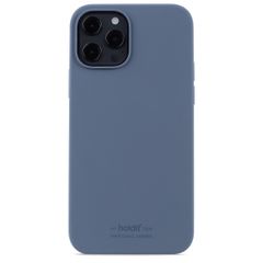 Holdit Silicone Case Apple iPhone 12 (Pro) - Pacific Blue