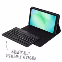 Accezz Bluetooth Keyboard Bookcase Samsung Galaxy Tab A11 - QWERTY - Zwart