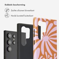 Selencia Vivid Backcover Samsung Galaxy S24 Ultra - Modern Bloom Pink