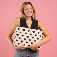 imoshion Fluffy Laptop hoes 15-16 inch - Laptopsleeve - Hearts