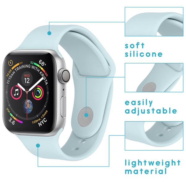 imoshion Siliconen bandje Multipack Apple Watch Series 1-10 / SE / Ultra (2) - 42/44/45/46/49 mm