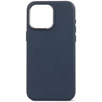 Decoded Leather Backcover MagSafe iPhone 15 Pro - Navy