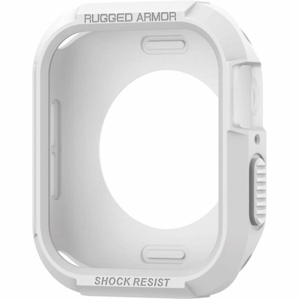 Spigen Rugged Armor™ Case voor de Apple Watch Series 4-6 / SE - 44 mm - Wit