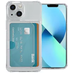 imoshion Softcase Backcover met pasjeshouder Apple iPhone 13 - Transparant