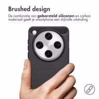 imoshion Brushed Backcover Oppo Find X8 Pro - Zwart