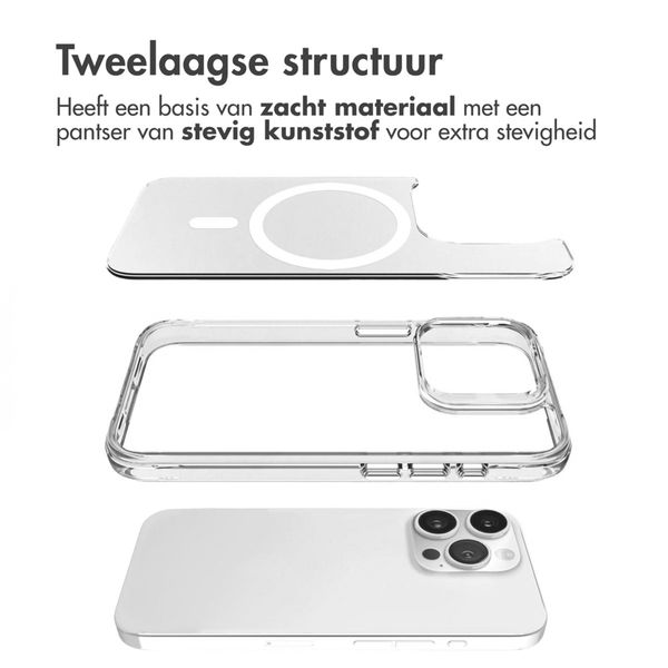 imoshion Rugged Air MagSafe Case Apple iPhone 15 Pro - Transparant