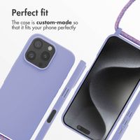 imoshion Silicone Case with Strap Apple iPhone 16 Pro - Purple