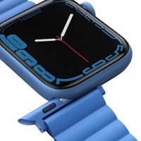 Uniq Revix dubbelzijdig bandje Apple Watch Series 1 t/m 9 / SE (38/40/41 mm) | Series 10 / 11 (42 mm) - Caspian (Blue/Black)