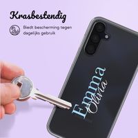 Hoesje met eigen foto en/of tekst Samsung Galaxy A15 (5G/4G) - Naam