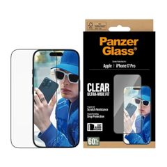 PanzerGlass Ultra-Wide Fit Anti-Bacterial Screenprotector incl. applicator Apple iPhone 17 Pro