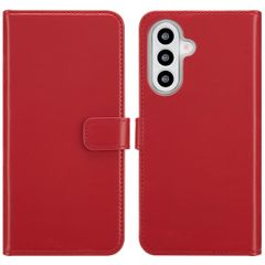 Selencia Echt Lederen Bookcase Samsung Galaxy A26 - Rood