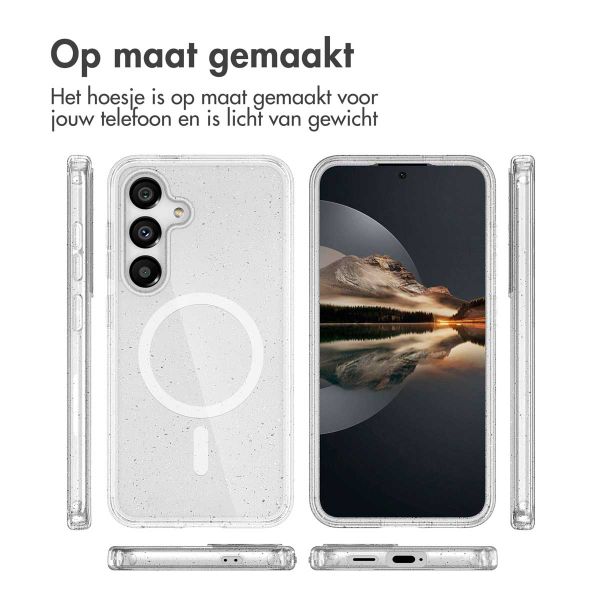 imoshion Sparkle Backcover met MagSafe Samsung Galaxy S25 Plus - Transparant