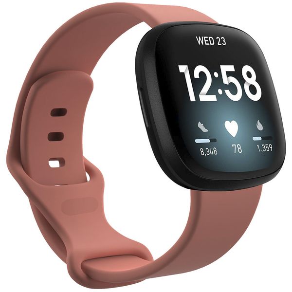 imoshion Siliconen bandje Fitbit Versa 4 / 3 / Sense (2) - Oranje