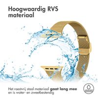 imoshion Milanees vouwbandje Apple Watch Series 1 t/m 11 / SE / Ultra (44/45/46/49 mm) - Goud