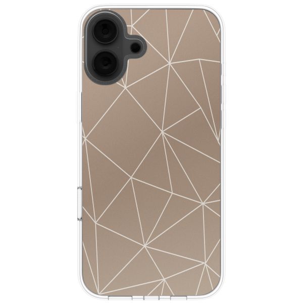 imoshion Design hoesje Apple iPhone 16 - Graphic Lines Beige