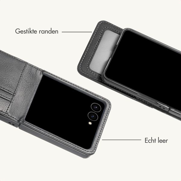 imoshion Luxe Bookcase Samsung Galaxy Z Flip 8 - Zwart