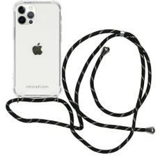 imoshion Backcover met koord Apple iPhone 12 (Pro) - Zwart & Goud