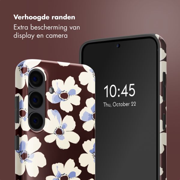 Selencia Vivid Backcover Samsung Galaxy S24 - Choco Flower Pop