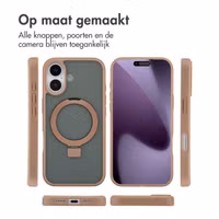 Accezz Ring Stand Backcover met MagSafe Apple iPhone 17 - Bruin
