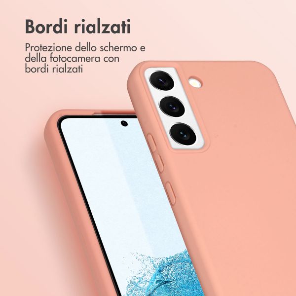 imoshion Color Backcover met afneembaar koord Samsung Galaxy S22 - Peach