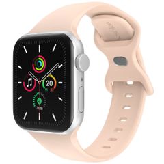 imoshion Siliconen⁺ bandje Apple Watch Series 1 t/m 9 / SE (38/40/41 mm) | Series 10 / 11 (42 mm) - Maat S/M - Sand Pink