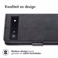 imoshion Luxe Bookcase Google Pixel 6a - Zwart