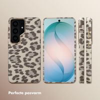 Selencia Sabi Backcover Panterprint met MagSafe Samsung Galaxy S26 Ultra - Soft Ivory