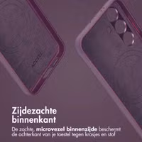 Accezz Leather Bookcase 2-in-1 met MagSafe Samsung Galaxy S24 - Heath Purple