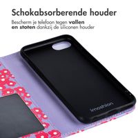 imoshion Design Bookcase Apple iPhone 16e - Dusty Rose Blossoms